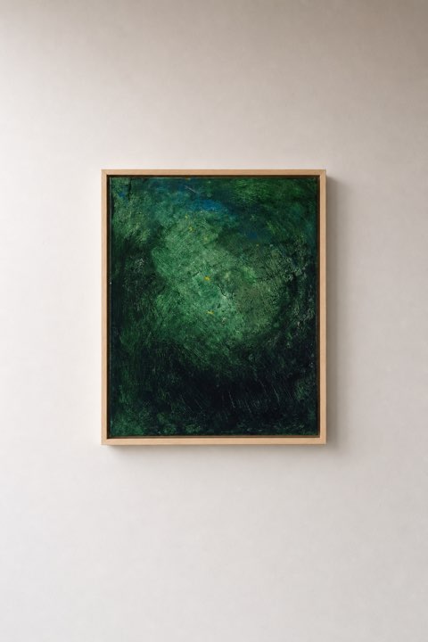 Onderstroom, Acrylverf op doek, Els Schram