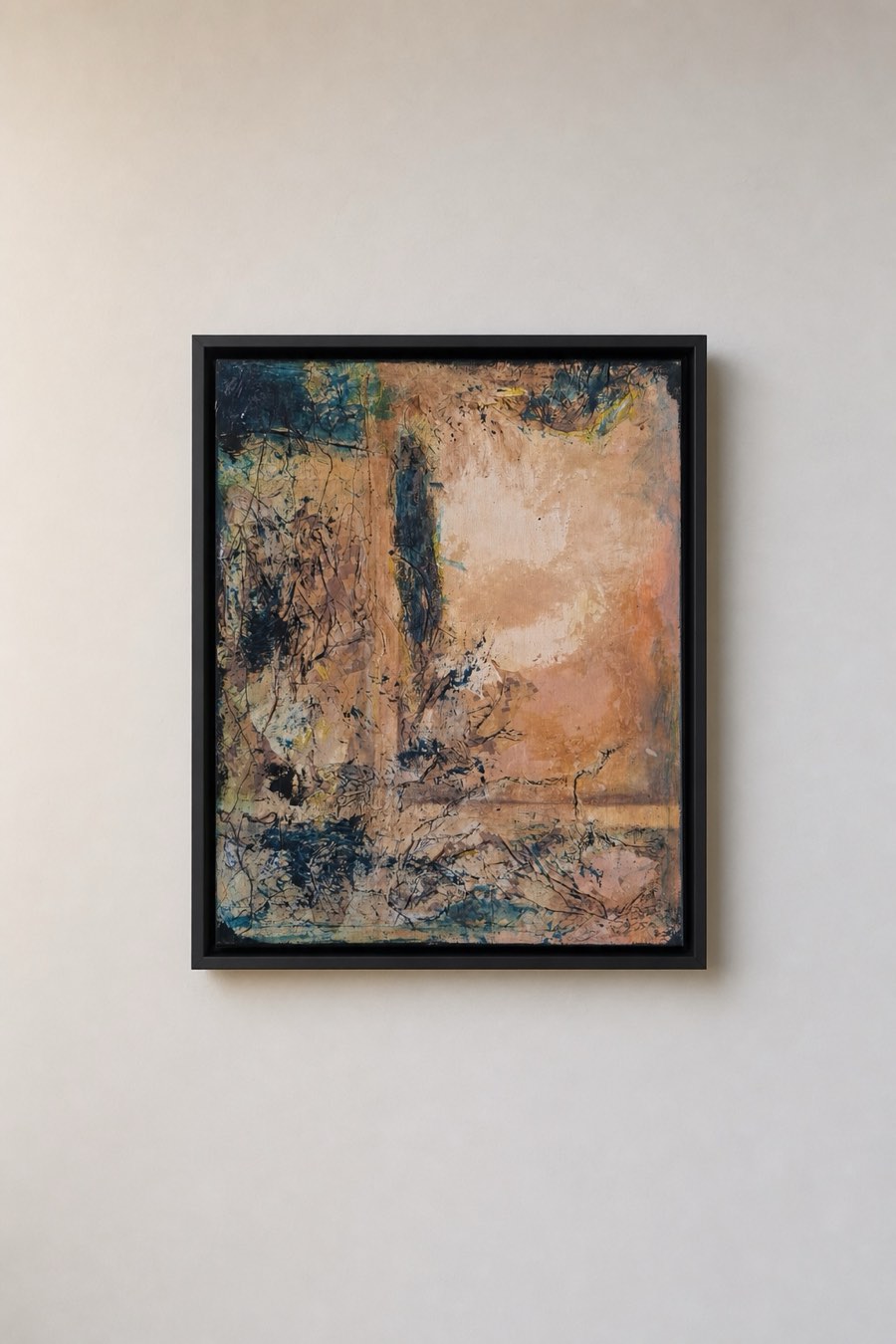 Cipres, Acrylverf, papier, Els Schram